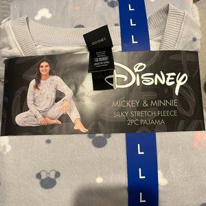 Disney Mickey & Minnie Silky Stretch Fleece - 2PC Pajama